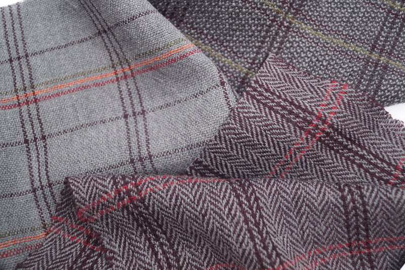 Woven Checked Suiting Fabrics